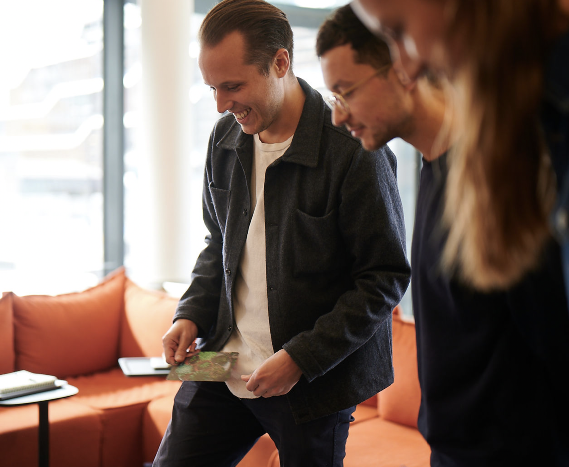 The Guardian team discussing DISC insights