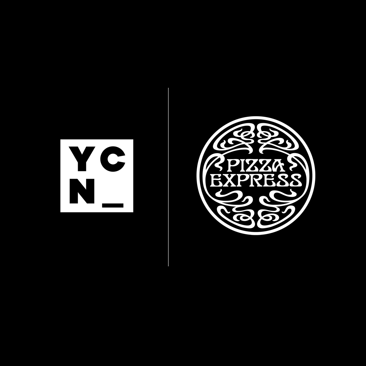 YCN x Pizza Express lockup