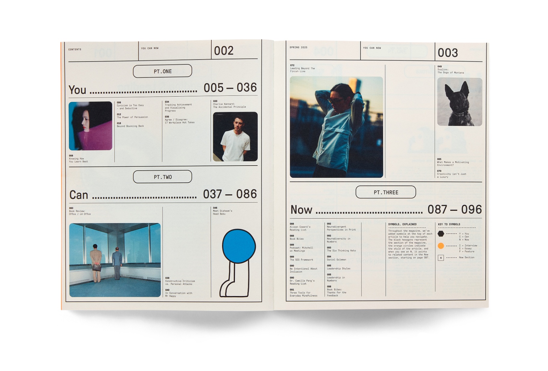 Contents — You / Can / Now