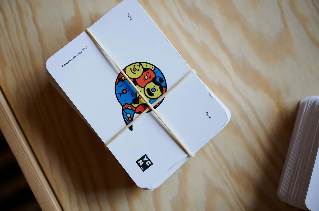 You Can Now DISC card deck on a wooden table