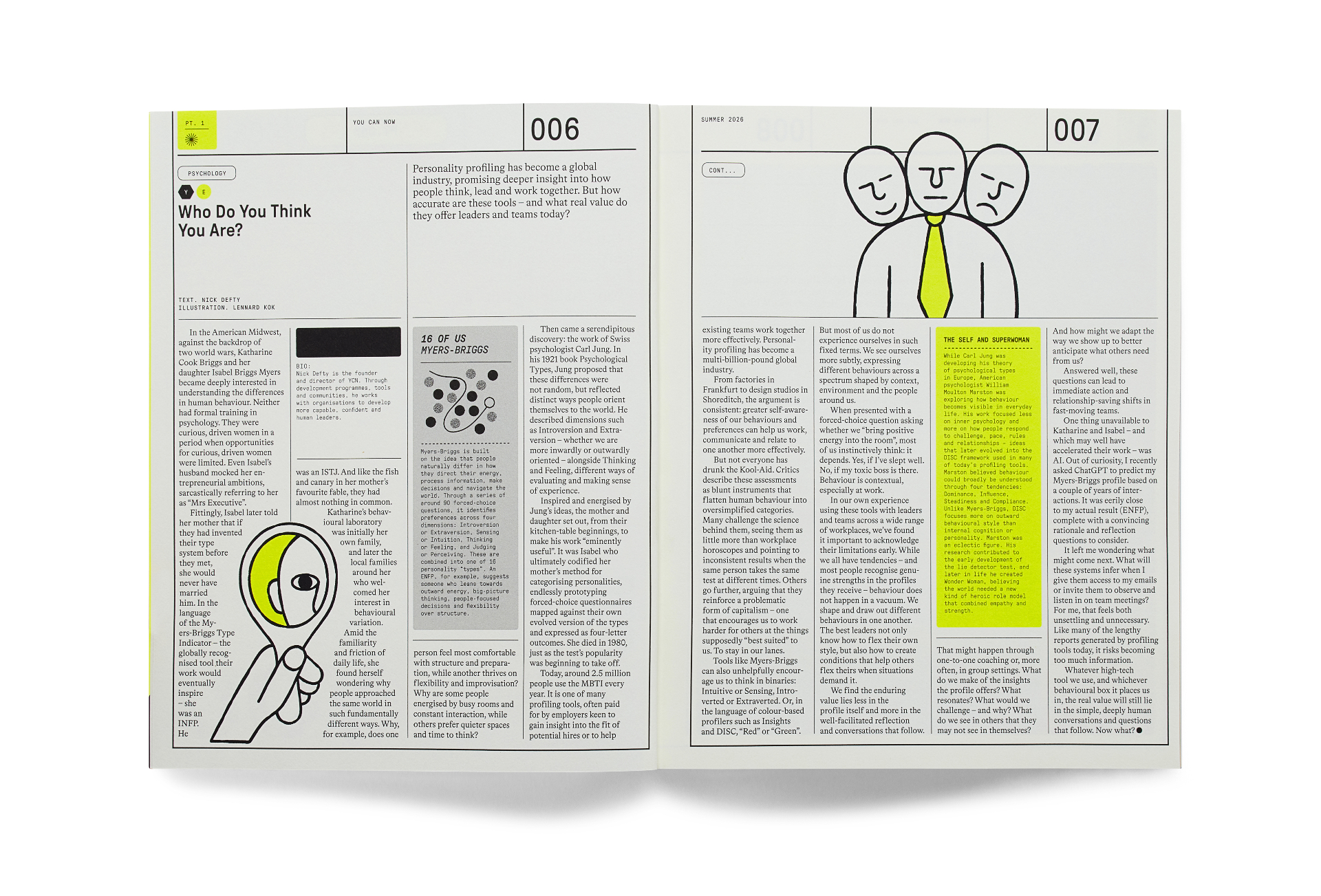 You Can Now Magazine spread: Who Do You Think You Are?