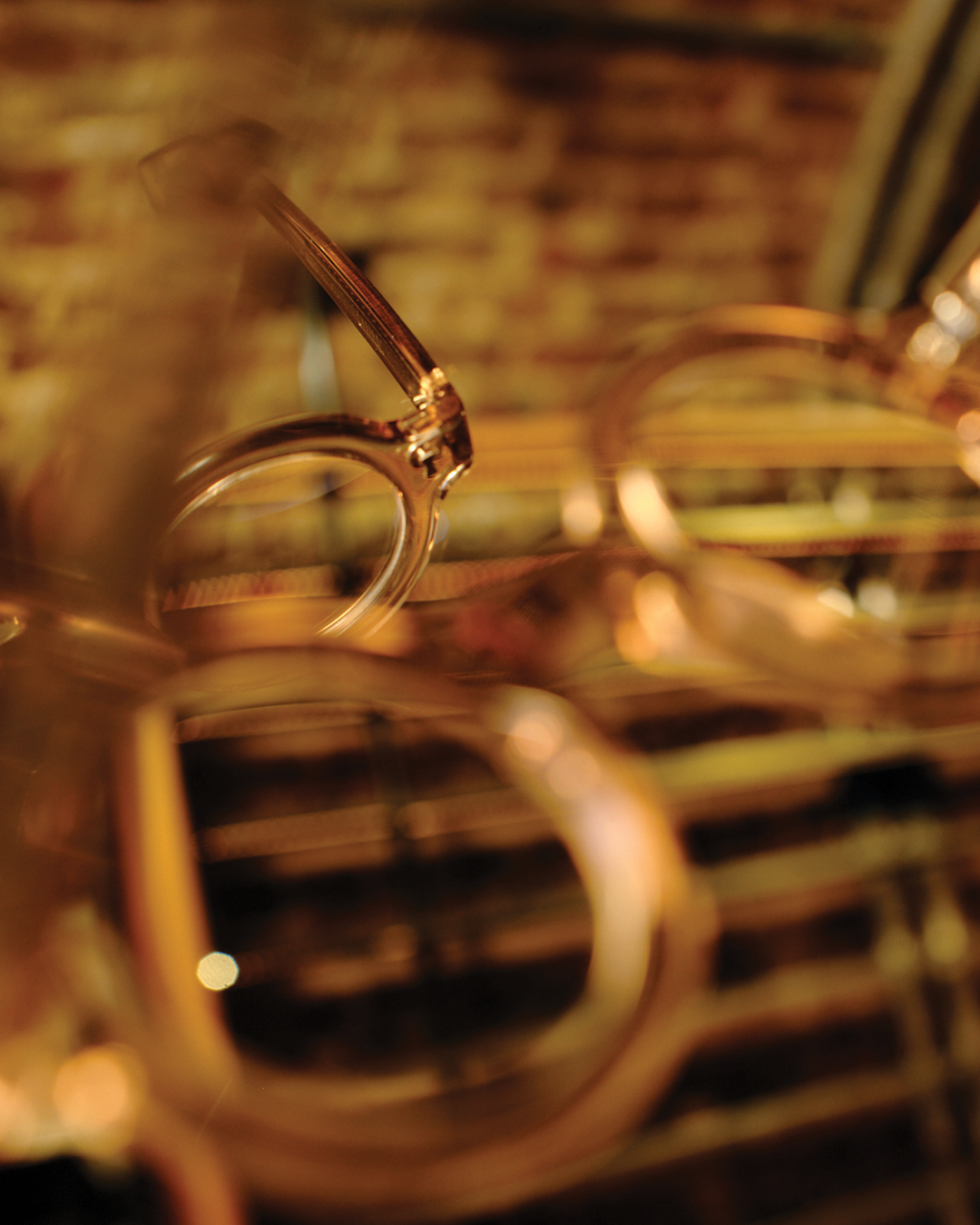 Cubitts glasses on display