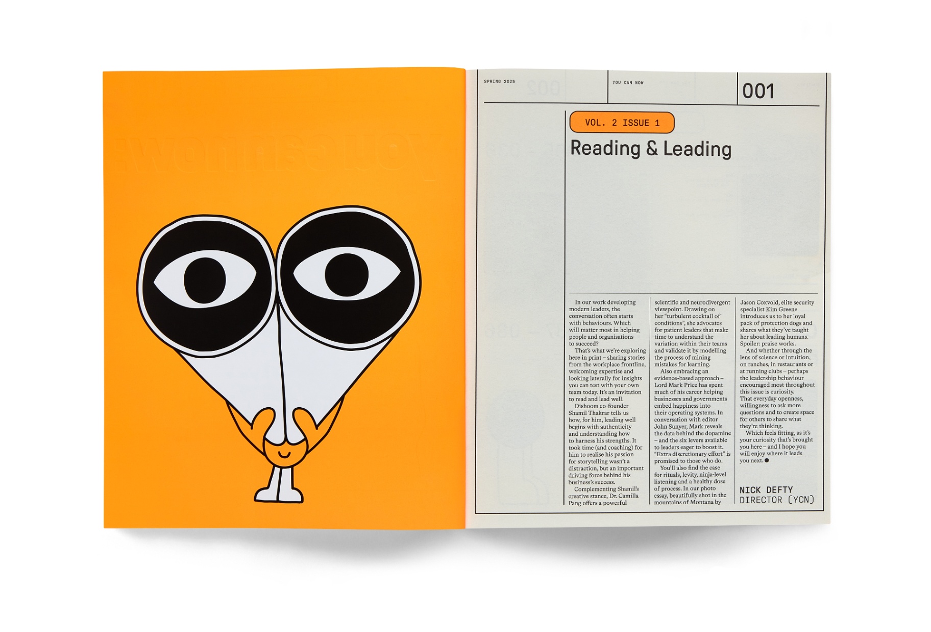 Reading & Leading — Editor's letter