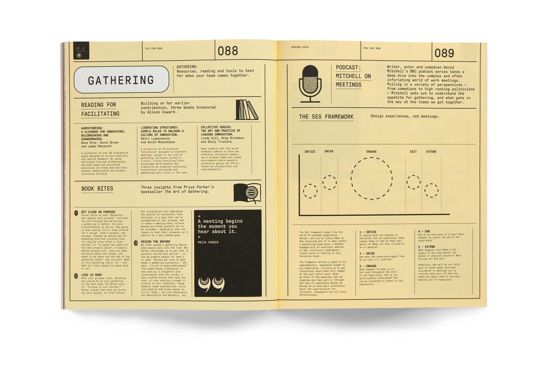 Gathering — Reading, tools & The 5Es Framework