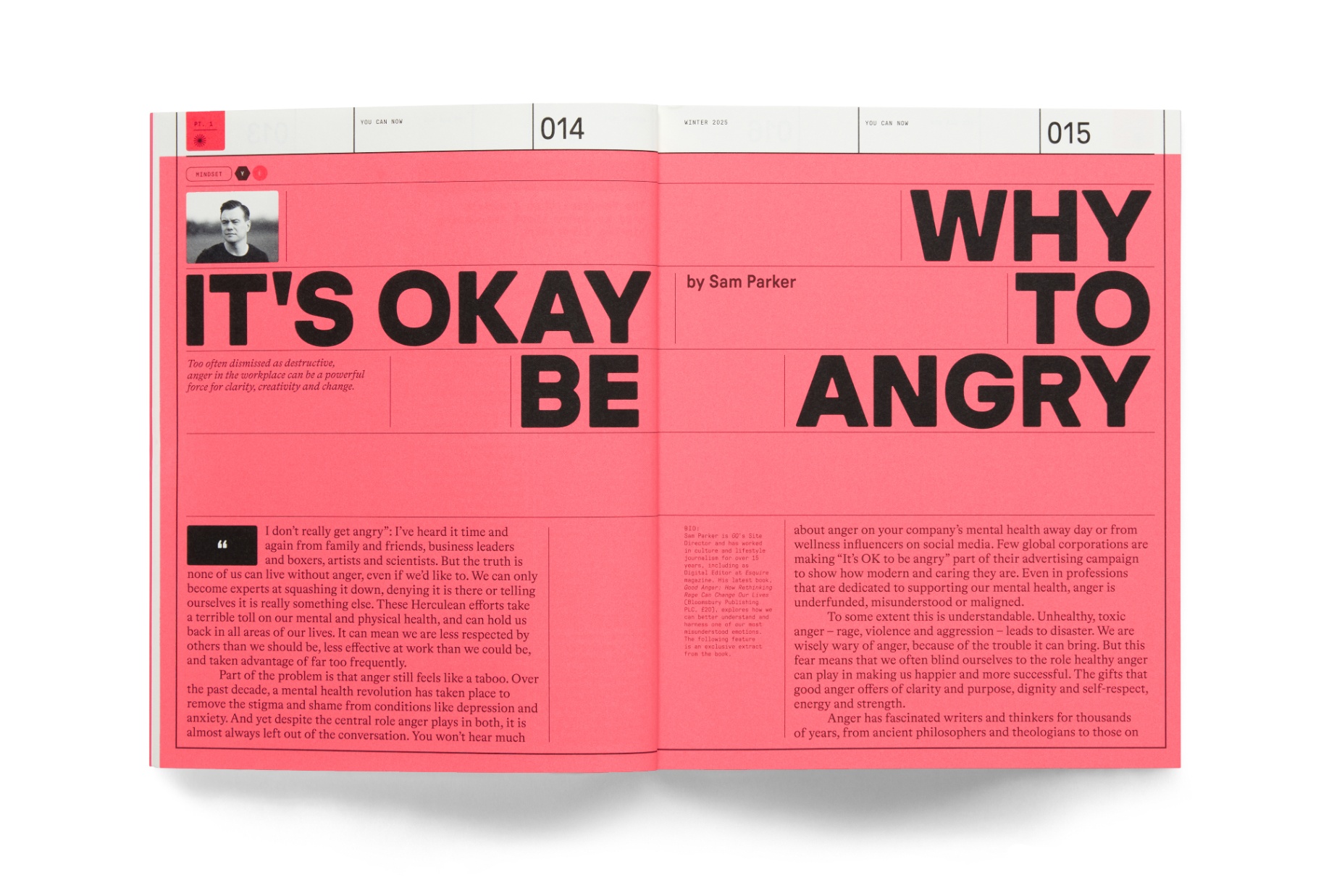 It's Okay to Be Angry — Sam Parker